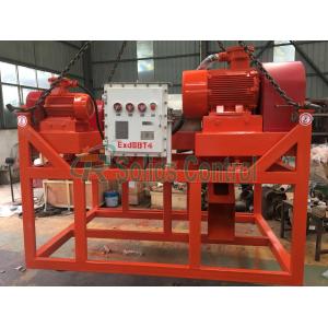 Quality Oil Based Drilling Mud Decanter Centrifuge 450mm 50m3/H Capacity for sale