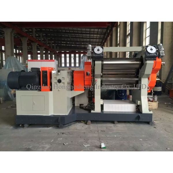 CE ISO 450x1500mm Rubber Calender Machine 3 Roll Calender Machine
