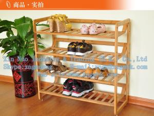 China Bamboo shoe rack, bamboo shoe rack, wooden simple shoe rack on sale