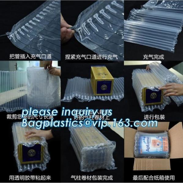 Shockproof Safety Air Cushion Hard Disk Protector of Air Column Bag, 595 x 595 mm 18" Laptop Air Column Cushion Bag, air