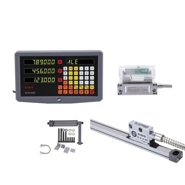 SINO SDS2-3MS DRO Digital Readout System for Lathe and Milling Machines with 3-Coordinate Numerical Display