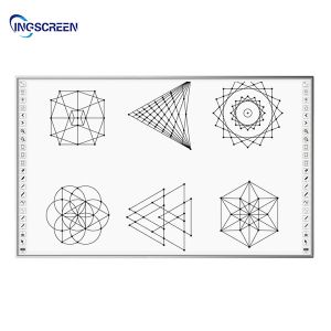 Buy cheap 10 Point Meeting IR Interactive Whiteboard Ceramic Surface Finger Touch Portable from wholesalers