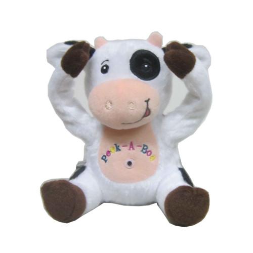 Buy Electronic Plush Toys Peek a boo Cow plush toys at wholesale prices