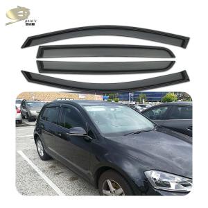 Quality Thick Car Window Rain Guard Visor For Volkswagen VW Golf 2012 Weather Deflector for sale