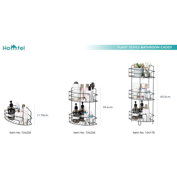 Three-layer Iron Wire Rack Bathroom Corner Shelf Shower Caddy Keep Sundries Tidy