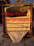 20 foot PP woven rice dry bulk container liners with conveyor belt loading