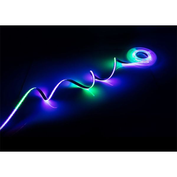 High Density COB LED Flexible Strip Spot Free DC 5V 12mm Wide Digital RGB Color