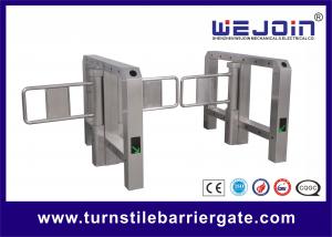 China Portable Single Bridge type Swing Barrier Gate for Pedestrian , Supermarket Swing Gate on sale