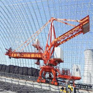 Stockyard Stacking And Reclaiming System For Bulk Material Handling