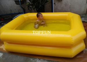 China Double Tubes 0.65m High Kids Swimming Pool Inflatable PVC Tarpaulin on sale