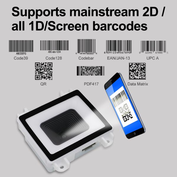 High-Resolution Embedded Barcode Scanner Sharp Decoding for Blurred 2D/QR Codes