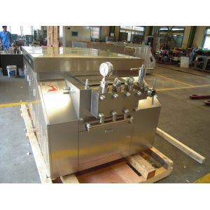 Buy cheap Small Scale Milk Homogenizer , Industrial Homogenizer Equipment Polished from wholesalers