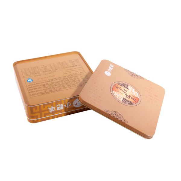 Factory Price Wholesale Custom Large Size Food Packaging Tin Can Mooncake Tin Can Gift Packaging Box