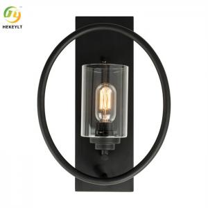 China Dimmable Antique Black Candle Wall Light 1 Light on sale