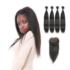 China Genuine Raw Indian Remy Human Hair Extension Weave No Synthetic Hair on sale