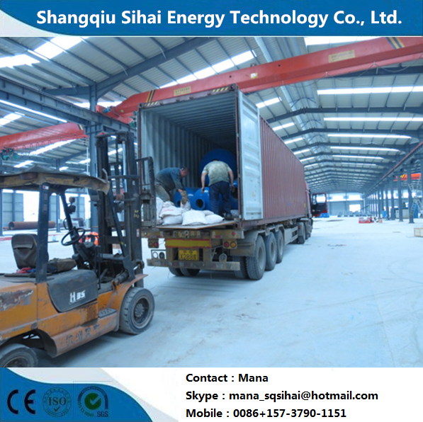 10-15 Tons Capacity Oil Recycling Production Line Convert Waste Black Oil to Diesel
