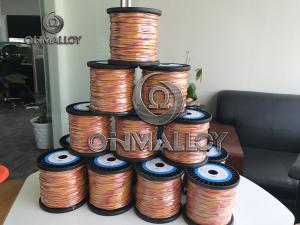 China 20 AWG Type K Thermocouple Compensating Cable 600 Degree Insulation Material on sale