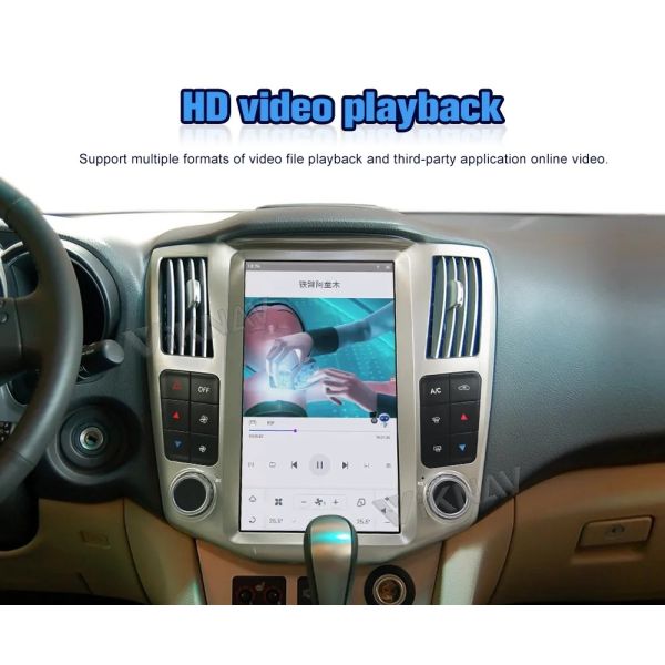 12.1 Inch Touch Screen Car radio For 2004-2008 Lexus RX Series Navigation GPS Multimedia Player Wireless Carplay 4G