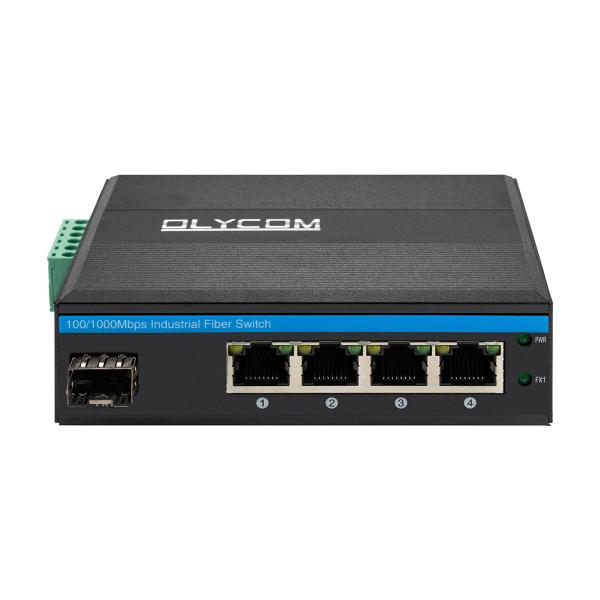 Buy 5 Port Gigabit Industrial Grade Unmanaged Ethernet Switch Din Rail at wholesale prices