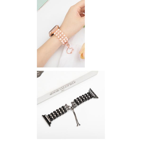 Function Fashionable Watch Strap Beaded Apple Watch Bands for iWatch Series 8 7 6 5