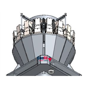 2000gram Multihead Weighing Machine For Frozen Burger Patty