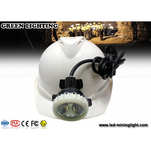 Led Cap Lamp Underground Mining With 3.7V 6.6Ah Lithium Battery , Cree LED Mining Headlamp