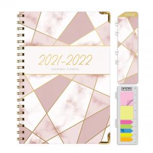 Quality FSC Certificate Hardcover Lined Notebook , Daily Task Planner Notebook Pink for sale