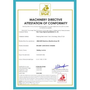 Taian Tenglu Engineering Materials Co., Ltd. Certifications