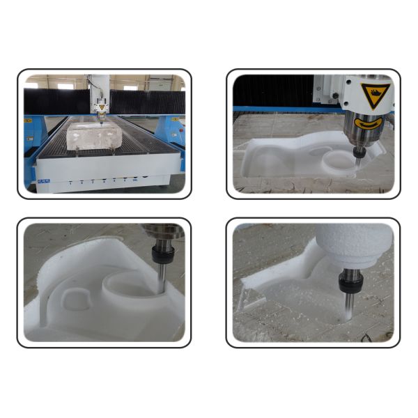 Industrial CNC 3D Router Machine , Computer Controlled Router Table Easy Operate