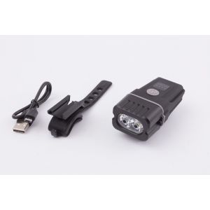 Quality Aluminum Mountain Bike Headlight 25% Brightness 1500mAh for sale