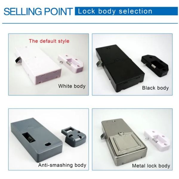 High Quality Biometric Fingerprint Locker Digital Pin Lock for Drawer Cabinet Security Lock