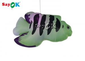 China Festive Commercial 2m Inflatable Decoration Tropical Fish With LED on sale