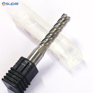 Quality Aluminum Processing Carbide End Mill Cutters Mirror Finish for sale