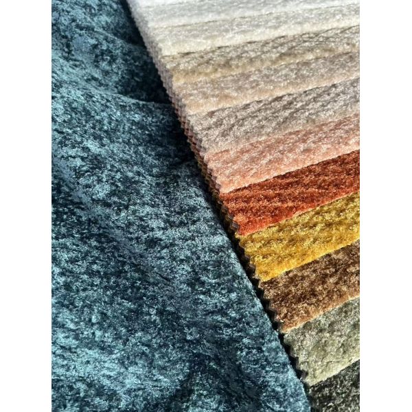 Durable Comfortable Embossed Jacquard Fabric Waterproof Knit Fabric Sofa Fabric Factory