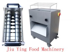 Quality 1500KG/H Fresh Meat Processing Machine Commercial Meat Slicers With Double Edged Blade for sale