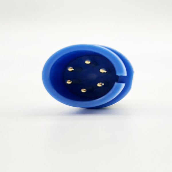 3.6m 3 Lead 6pin Direct Connect Ecg Cable and leadwire For Snap / Clip