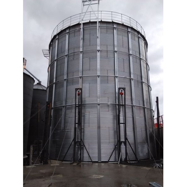 Alibaba China 2000tons grain storage silo corn maize steel silo price for sale