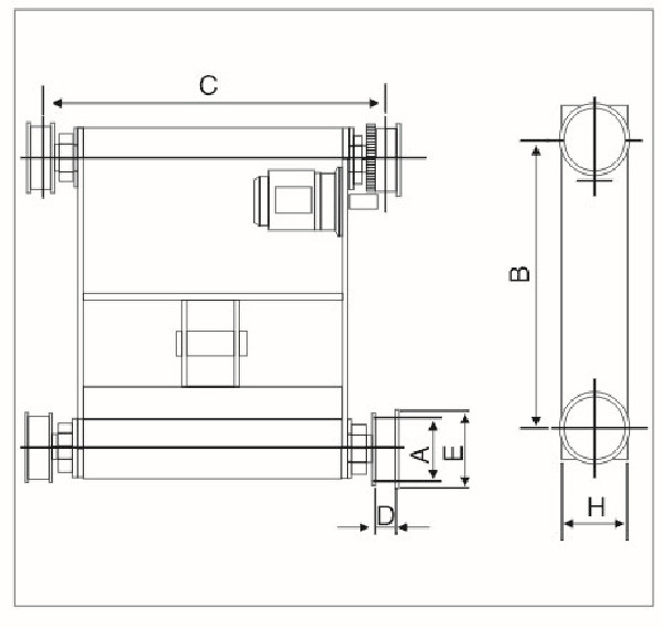 20m/Min 2t 0.75kw Overhead Double Girder Hoist Crab