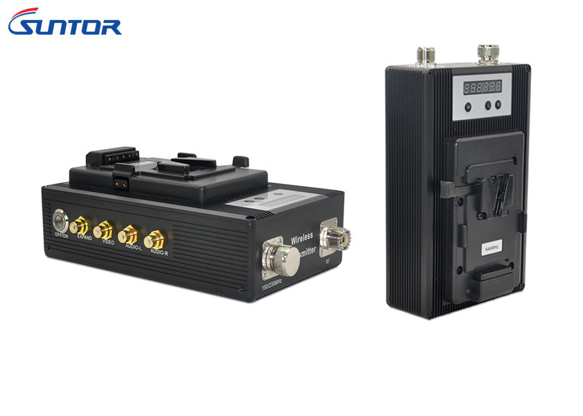 China 300-4400MHz Manpack Analog Video Transmitter , Analog Transmitter And Receiver on sale