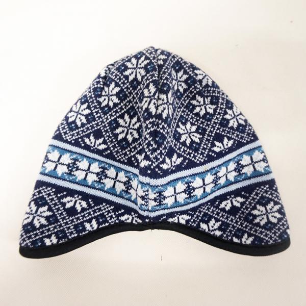 Zhejiang New Style Wholesale snowflake pattern cute warm Knitted Winter Hat with Ear Flap hat for kids