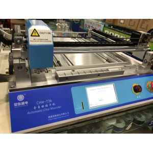 CHMT36 Desktop SMD LED Pick And Place Machine , 29 Feeders 2 Heads Small SMT