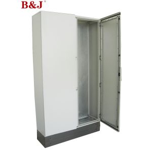 Quality Single Door Free Standing Electrical Enclosures Epoxy Polyester Powder Coating for sale