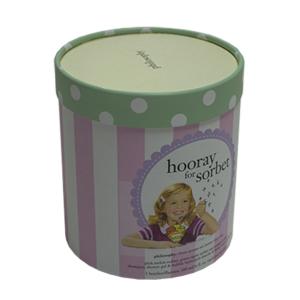 Quality Printed Protection Household Towel Tube Flat Edge Paper Cans Packaging for sale