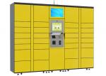 15 inch Touch Screen Parcel Delivery Lockers , Computer System Parcel Locker