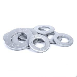 Round Zinc Plated Flat Spring Washers A490 7/8"