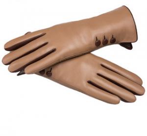 Quality Winter Women Fashion Gloves Leather Real Lambskin Warm Windproof Type for sale