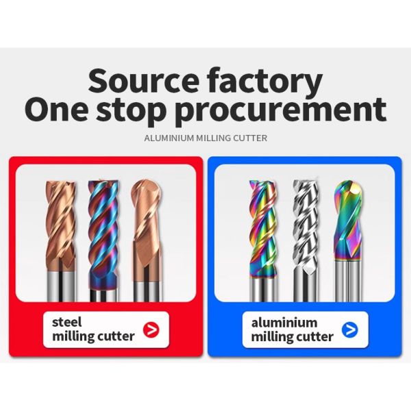 Hot Sales Good Quality CNC Milling Cutter Carbide Double Edge Spiral Upcut End Mill for Plywood Panel