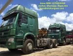 China Euro 3 Used Tractor Head , 6x4 Tractor Head 13000 Kg Vehicle Weight for sale