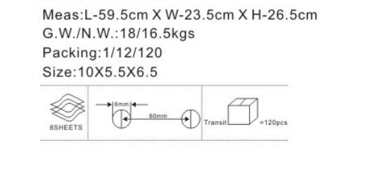 Factory Sales Wave Point Printed 8mm Hole 8 Sheets Capacity 2 Holes Paper Punch