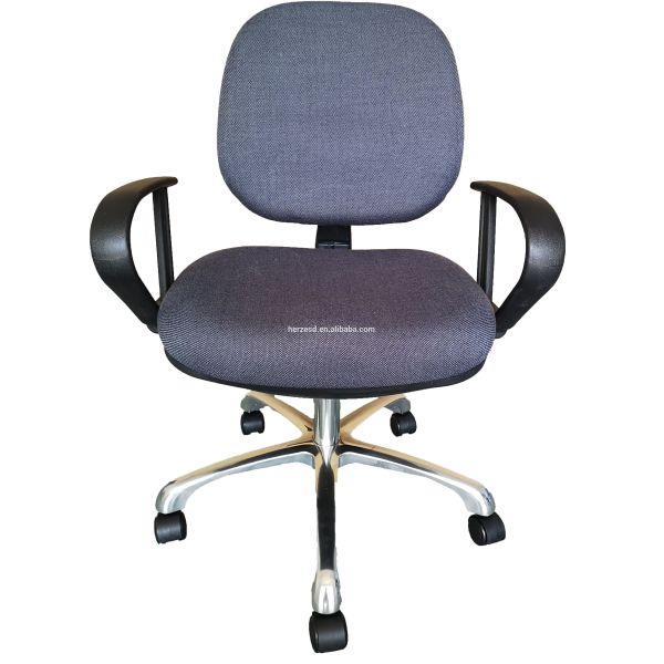 SGS Laboratory Furniture Rotatable ESD Lab Chairs With Armrest